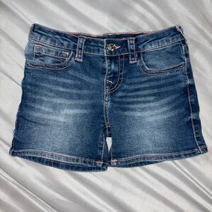 True religion denim shorts for kids